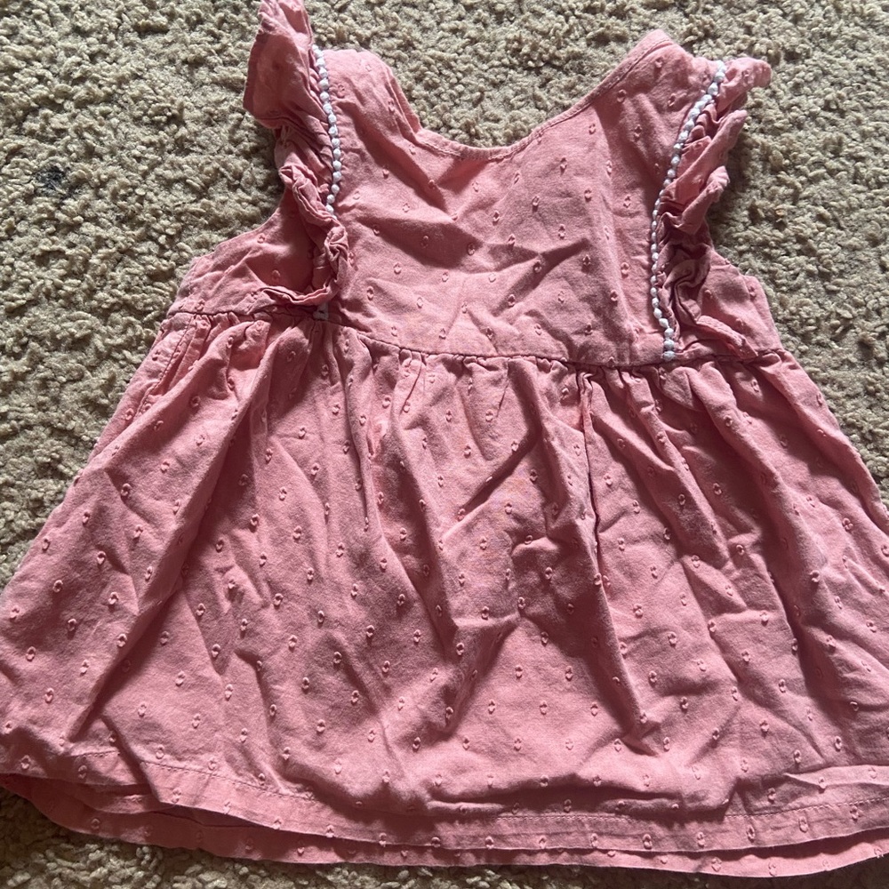 Pink Ruffled Kids Top